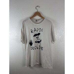 Vintage Rapid Decline Graphic T-Shirt – Heavy Cotton – Size L